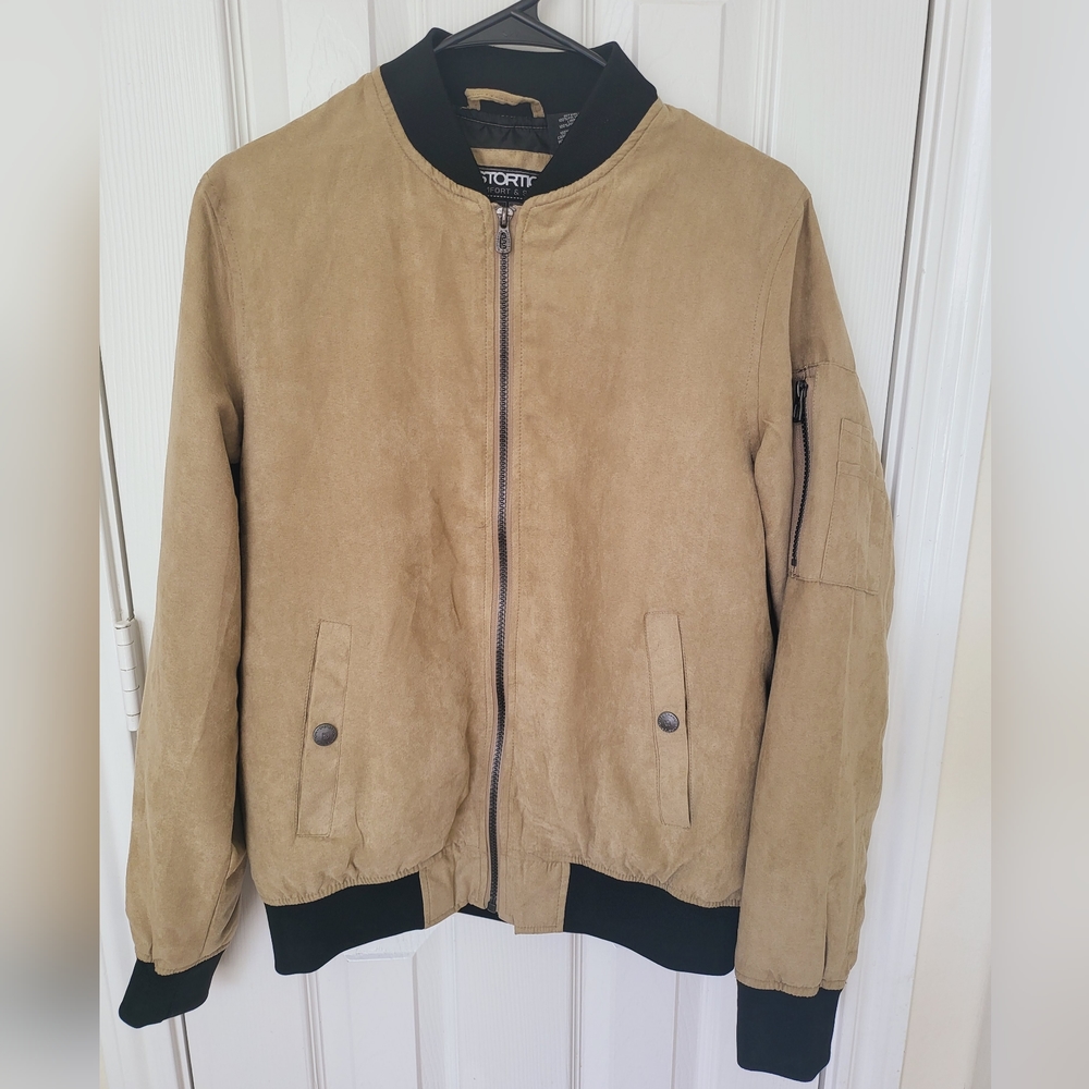 Beige Distortion bomber style jacket Small